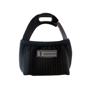 Equiport Stirrup Covers - Pinstripe Black