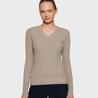 Samshield Lisa Twisted V-Neck Sweater - Sand