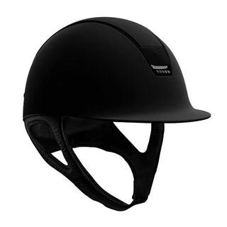 Samshield V1 Black Shadowmatt Hat with 5 Jet Crystals and Matt Blazon