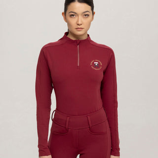 Tommy Hilfiger Arizona 1/4 Zip Training Top - Rouge