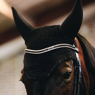 Kentucky Horsewear Wellington Sparkling Fly Veil - Black