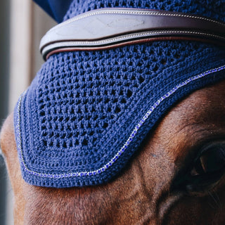 Kentucky Horsewear Wellington Sparkling Fly Veil - Navy