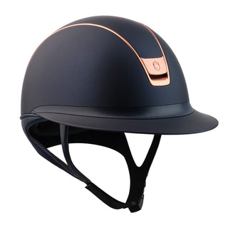 Samshield V2 Miss Shield Navy Shadowmatt with Brushed Rose Gold Trim and Blazon