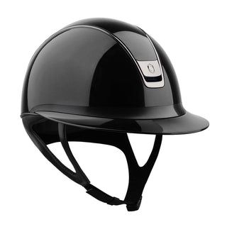 Samshield V2 Miss Shield Shadowglossy Riding Hat - Metallic Black