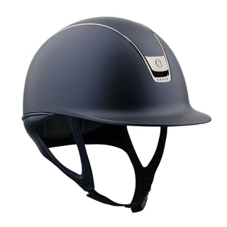 Samshield V2 Navy Shadowmatt Riding Hat with 5 Crystals