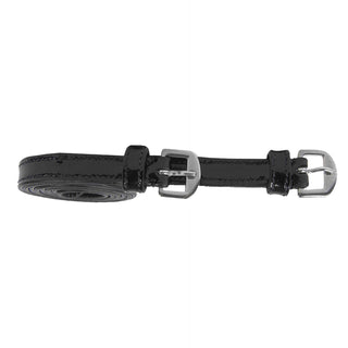 Waldhausen Patent Leather Spur Straps - Black